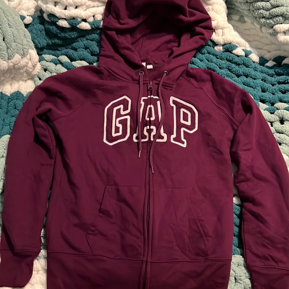GAP burgundy jacket small